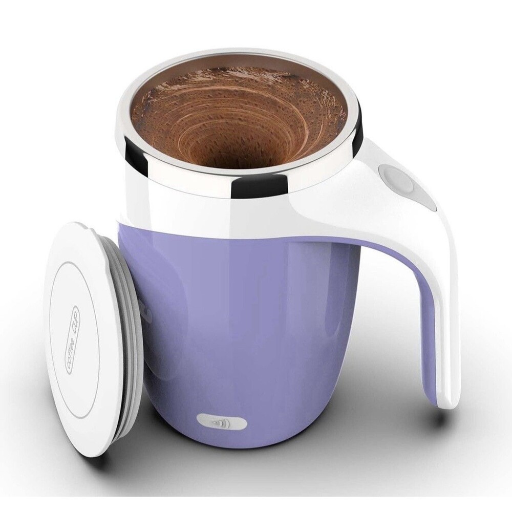 Automatic Magnetic Self Mixing Stainless Steel Cofee Cup Milk Self Stirring Mug